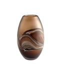 Two-Tone Vase - Cream to Brown, Small