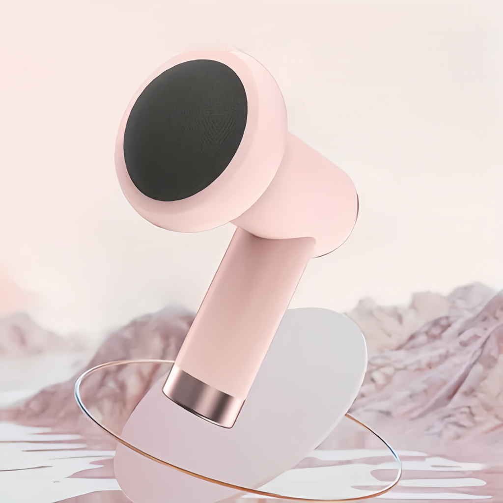 Handheld Body Massager Stick with 5 Interchangeable Heads – Fat Pusher, Wireless Charging, and Full-Body Deep Tissue Kneading