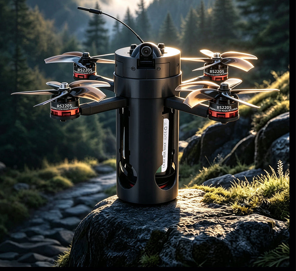 B-CUBE 60MM FPV Drone Frame Kit – Foldable Carbon Fiber Racing Quadcopter Chassis for Freestyle Builds, INAV and Betaflight Projects