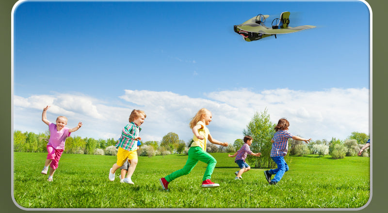 RC Airplane Glider – 2.4GHz Remote Control Plane with LED Lights, Easy to Fly Aircraft Toy for Kids and Outdoor Beginners
