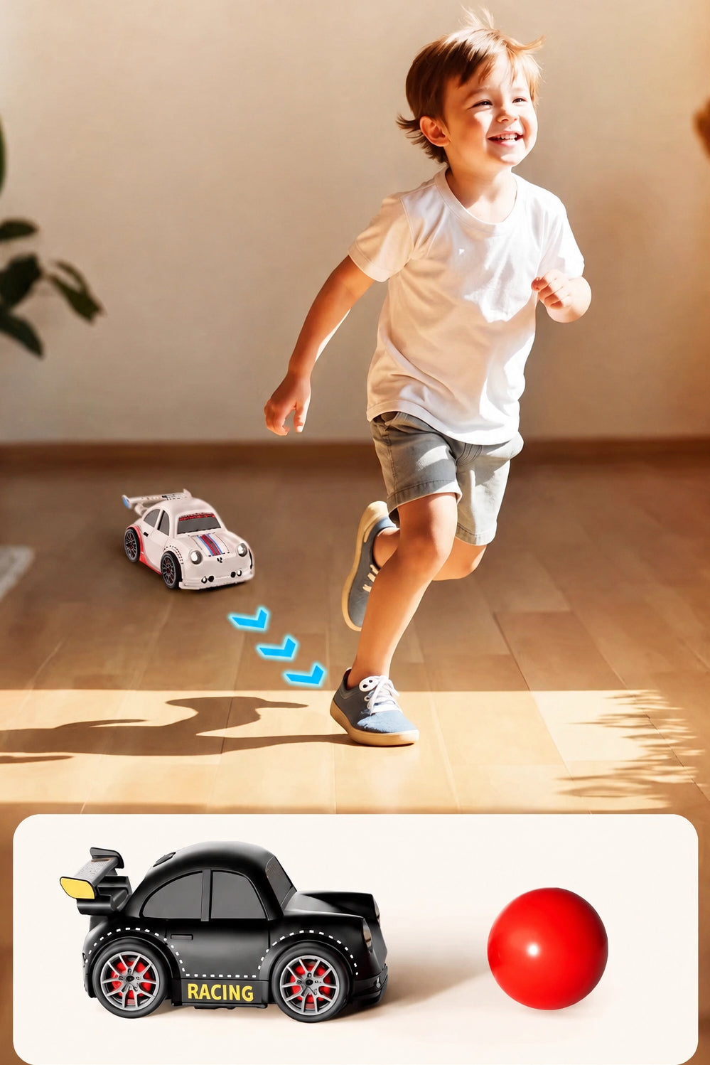 Mini Sensor RC Car – Desktop Follow and Drift Electric Toy for Stress Relief, Interactive Play and Birthday Gifts for Boys