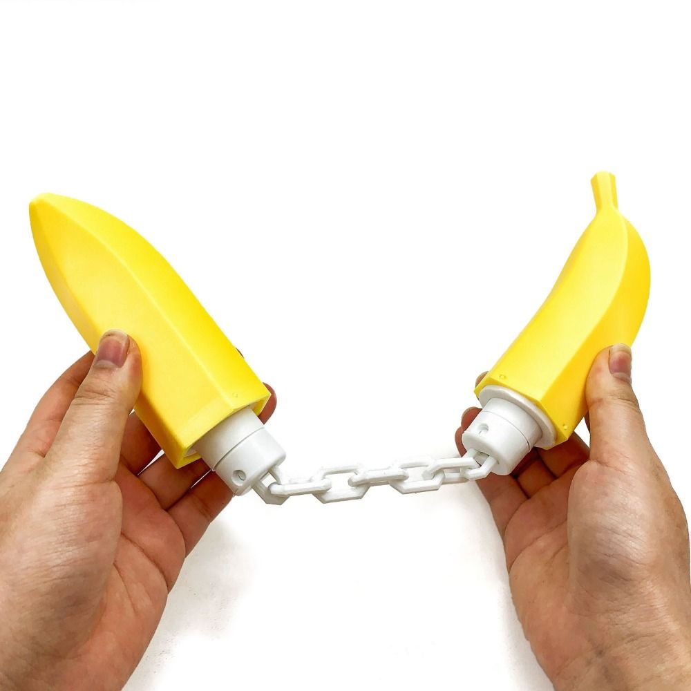 Exquisite Banana Nunchaku Toy – 3D Printed Creative Fruit-Shaped Decompression Model for Casual Fidget Play, Desktop Decor, Novelty Gifts and Collectors