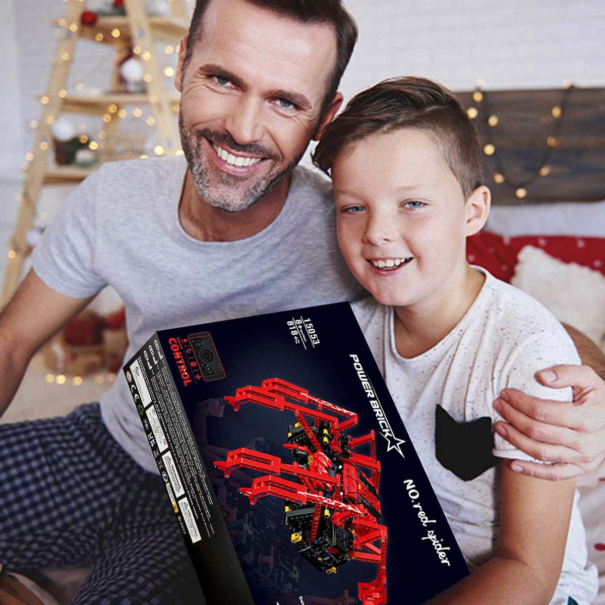 RC Red Spider Robot – 818-Piece STEM Building Blocks Construction Kit with Remote Control Features for Kids, Creative Learning and Gifts