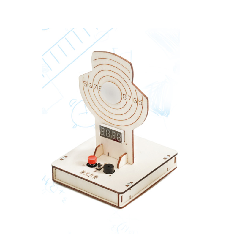 DIY Laser Target Shooting Model Kit – Physics STEM Science Educational Toy for Kids Experimental Learning and Engineering Practice