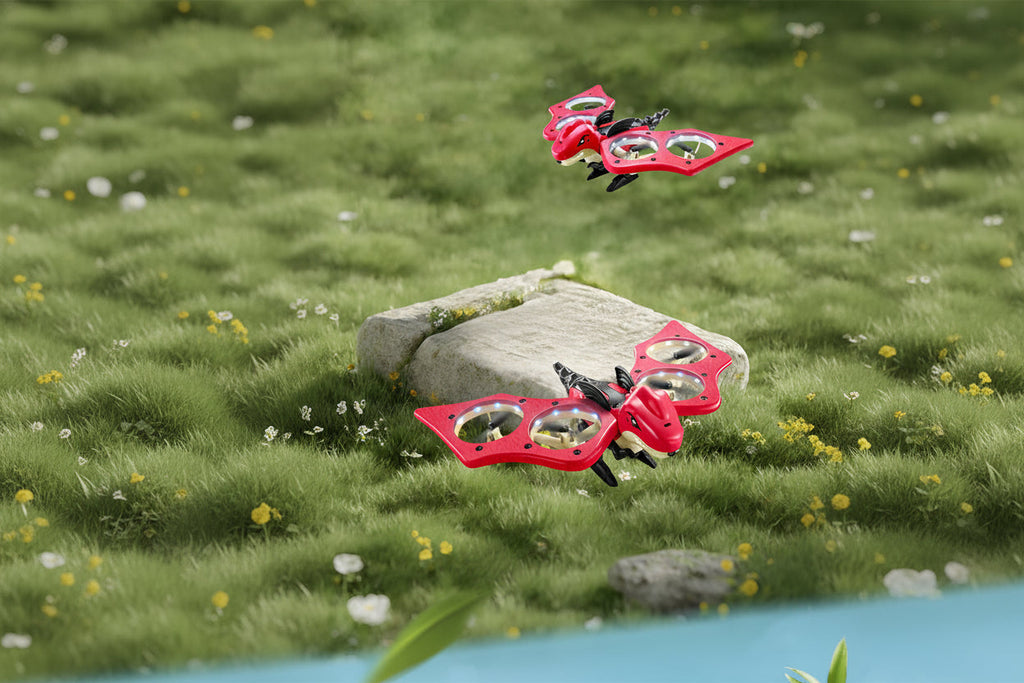 Dinosaur RC Plane Toy - Gravity Sensing Remote Control Aircraft with Headless Mode, Fun Flying Toy for Kids Birthday Gift