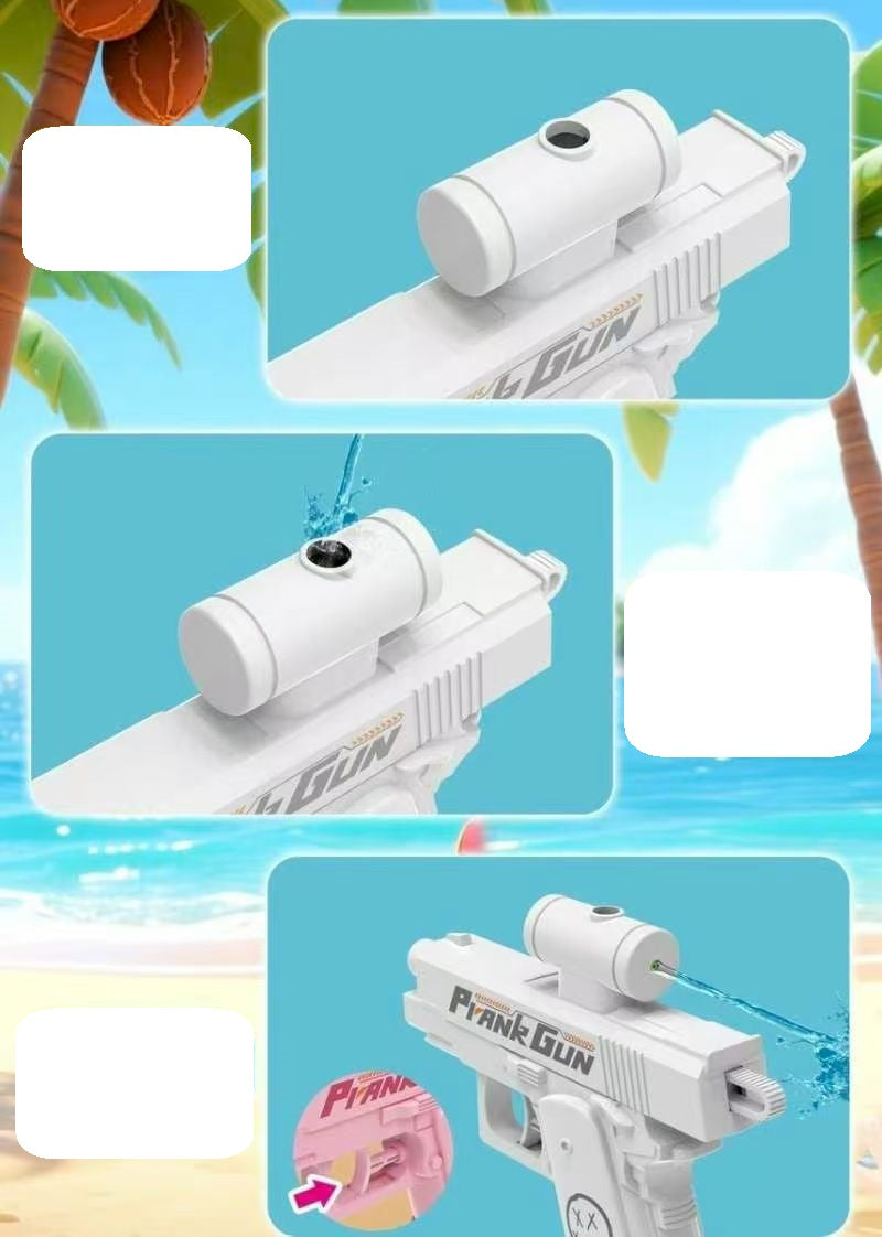 Outdoor Summer 2-Way Squirt Gun – Press & Spray Water Toy for Reverse Splash Prank, Stress Relief, and Exciting Water Fights