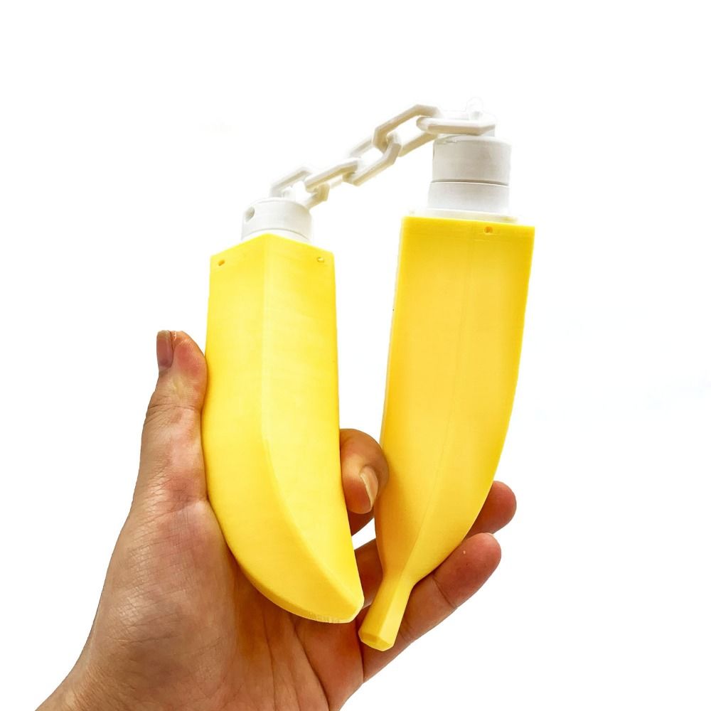 Exquisite Banana Nunchaku Toy – 3D Printed Creative Fruit-Shaped Decompression Model for Casual Fidget Play, Desktop Decor, Novelty Gifts and Collectors
