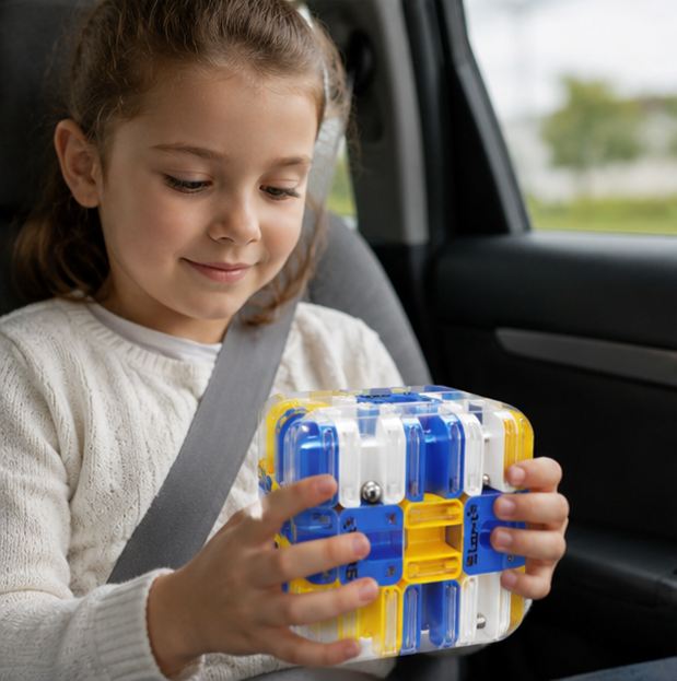 Kids Adventure Track Puzzle Game - Interactive Vehicle Board Toy for Educational Thinking Skills and Fun Family Entertainment