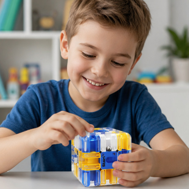 Kids Adventure Track Puzzle Game - Interactive Vehicle Board Toy for Educational Thinking Skills and Fun Family Entertainment