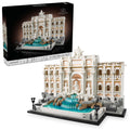 Trevi Fountain Building Blocks Set-Classic Architecture Model Compatible with LEGO Bricks for Family Fun and Decorative Display