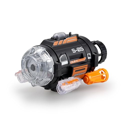 RC Submarine with Camera – USB Rechargeable Remote Control Boat with Photo, Video and LED Light Features for Kids’ Water Play