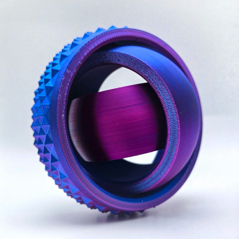 O-Shaped Rotating Ball Toy – 3D Printed Universal Fingertip Gyroscope Gravity Rotation Anxiety Relief Decompression Stress Fidget Toy