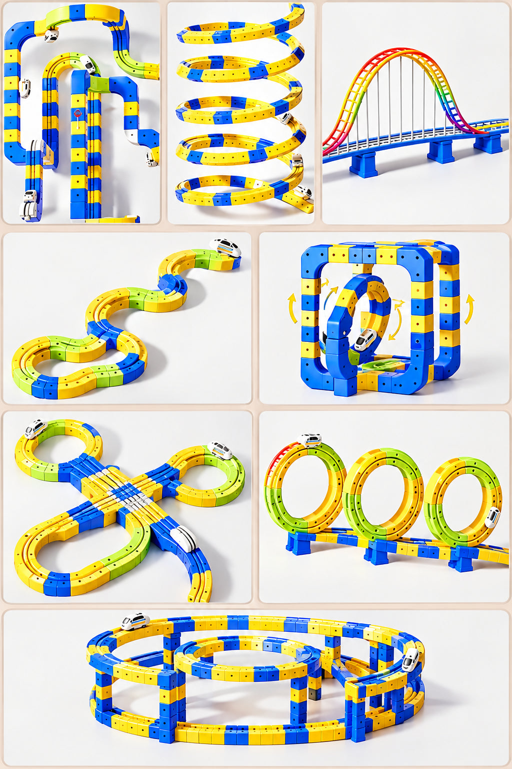 Magnetic Track Building Blocks – Interactive STEM Construction Set for Kids with DIY Assembly, Creative Learning and Educational Gift Appeal