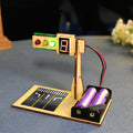 DIY Traffic Light Science Model Kit - Wooden Educational Experiment Set for Kids, Hands-On STEM Learning Toy for Technology and Engineering Concepts