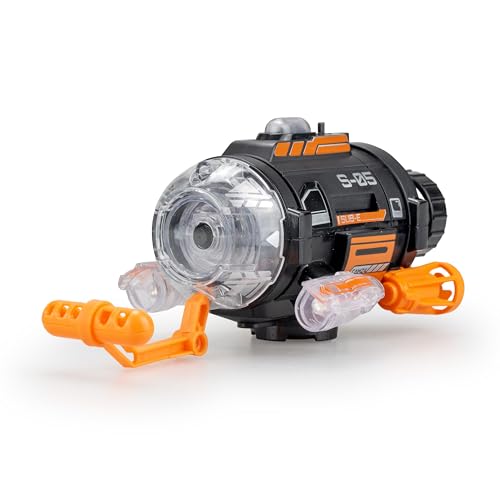 RC Submarine with Camera – USB Rechargeable Remote Control Boat with Photo, Video and LED Light Features for Kids’ Water Play