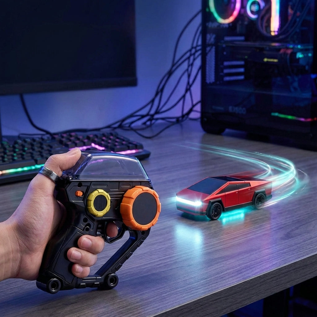 Mini RC Drift Car – 2.4G Desktop Micro Racing Vehicle with Dynamic Lights for Fast Remote Control Fun and Collectible Display