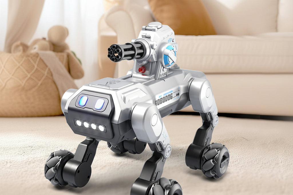 RC Robot Dog Toy - Interactive Electronic Pet with Singing Dancing and Follow Mode, Smart Gift Toy for Kids Entertainment and Learning