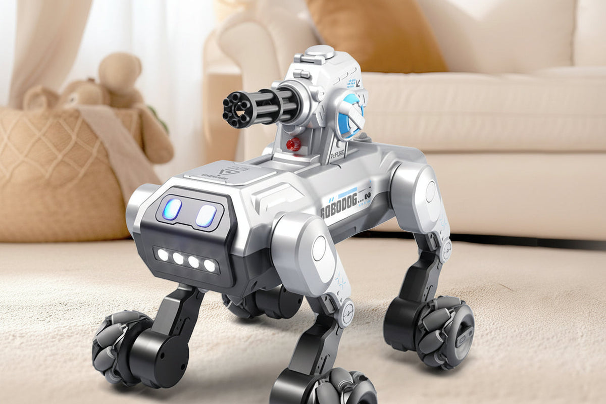 RC Robot Dog Toy - Interactive Electronic Pet with Singing Dancing and Follow Mode, Smart Gift Toy for Kids Entertainment and Learning