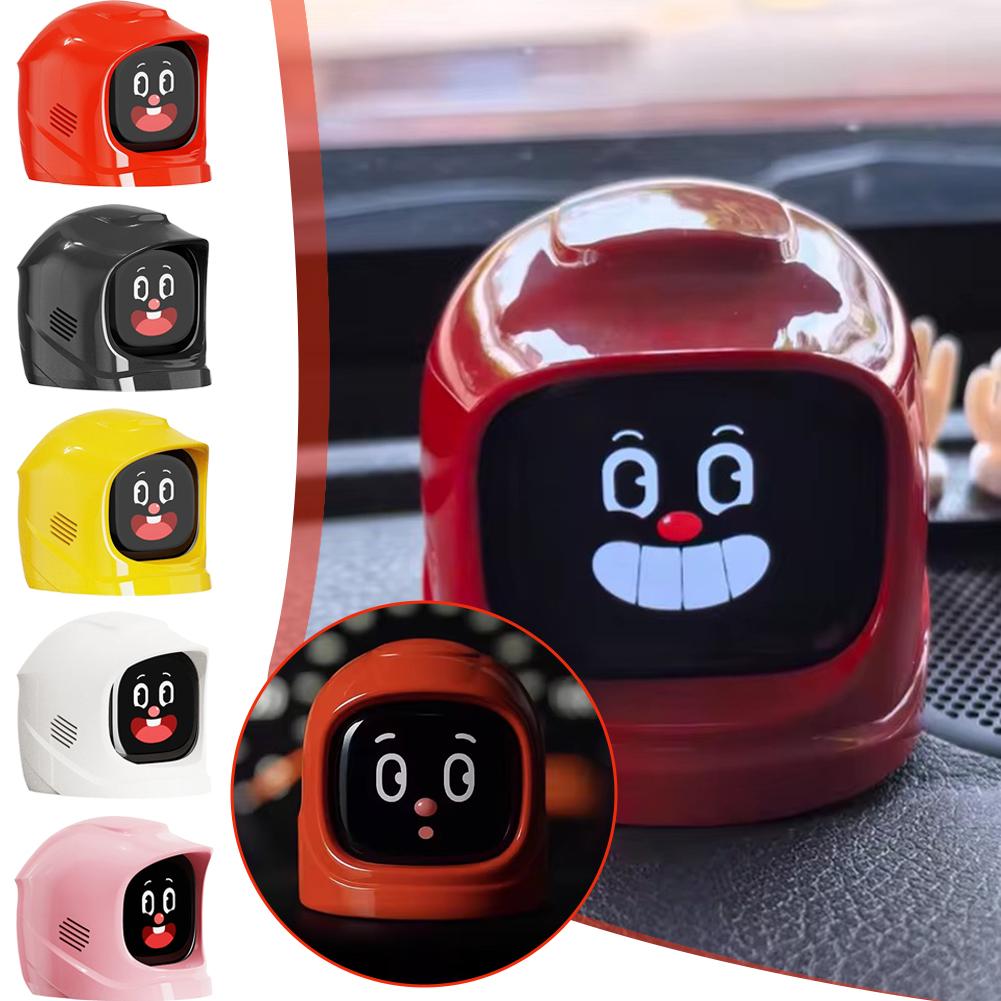 Interactive Car Dashboard Robot Pet – Smart Electronic Companion with Touchscreen, Sound Effects and Over 60 Expressions for Playful Drives