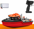 Brushless RC Rescue Boat – High-Speed Turbojet Waterproof Speedboat Simulation Model for Remote Control Racing, Water Adventures and Hobby Enthusiasts