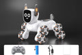 Smart Robot Dog Toy – Voice and Gesture-Controlled Mechanical Pet with Multiwheel Stunts for Interactive Kids Play and Creative Gifts