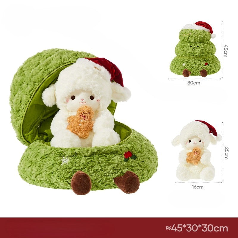 Hidden Surprise Christmas Tree Plush Bear
