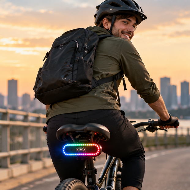 Multi-Effect LED Tail Light – Wireless Colorful Flowing Gradient Breathing Lamp for RC Cars, Aircraft and Drones with Dynamic Flashing Effects