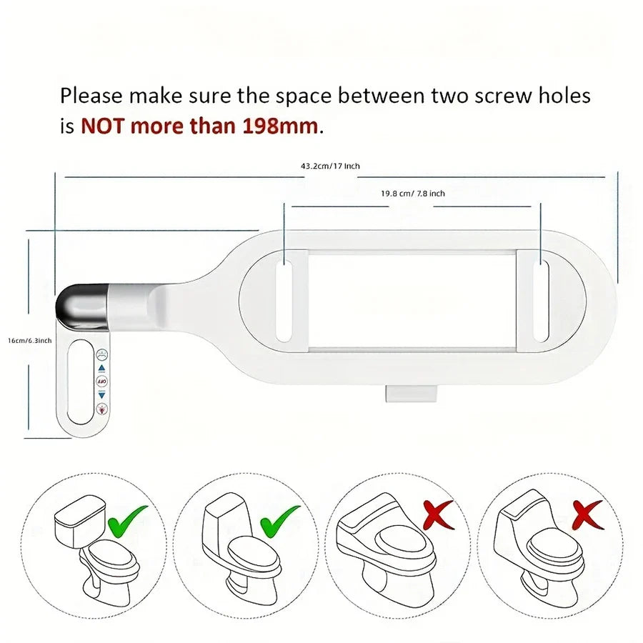 Non-Electric Toilet Bidet