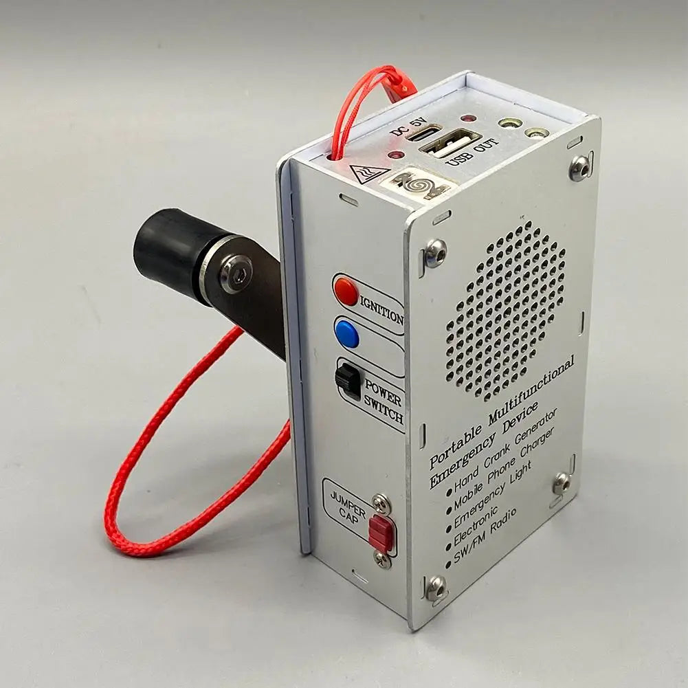 5-in-1 Hand Crank Emergency Radio & Charger