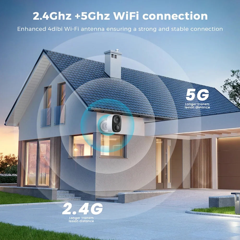 5MP Wireless Magnetic Security Camera