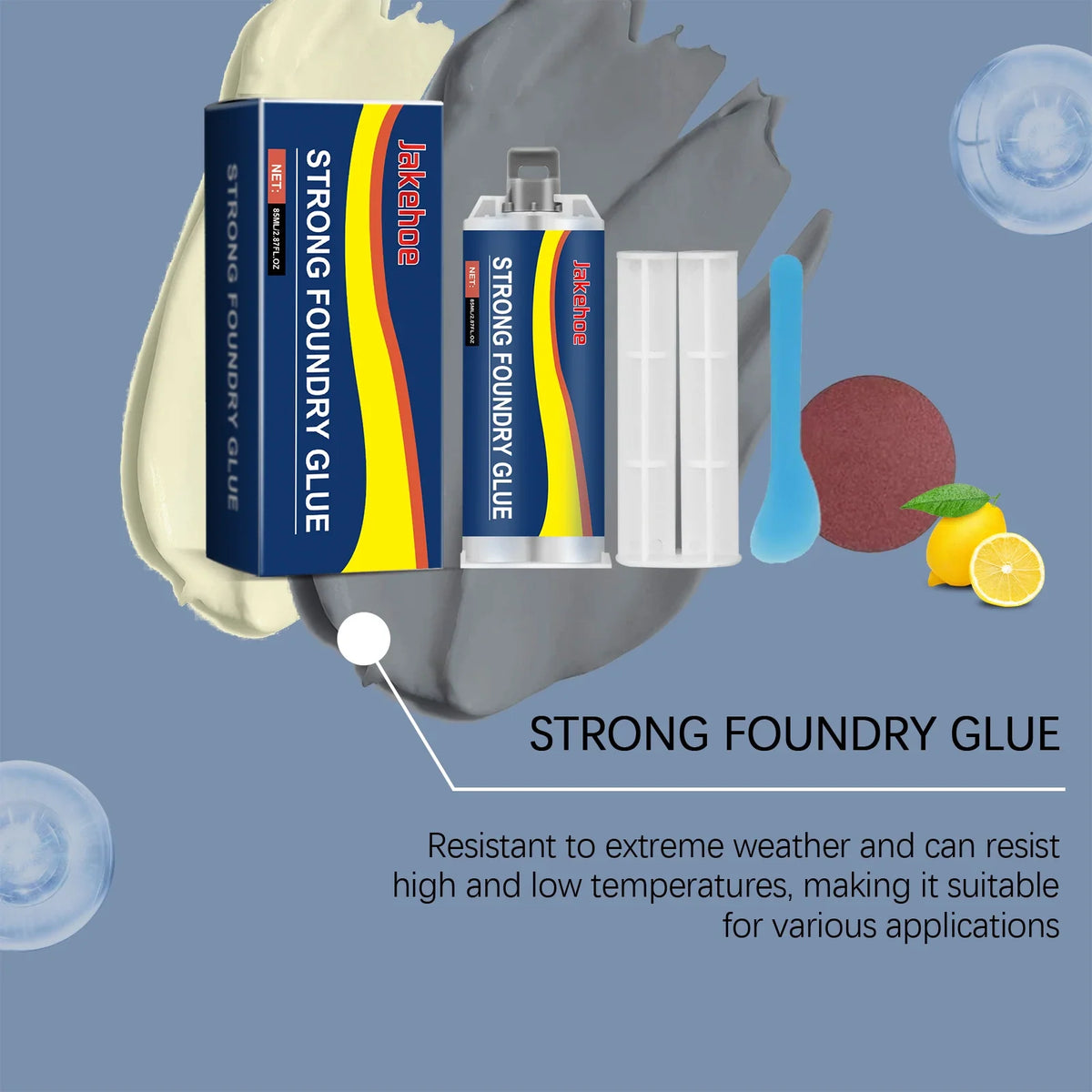 Strong Metal Repair Glue (High Temp & Waterproof)