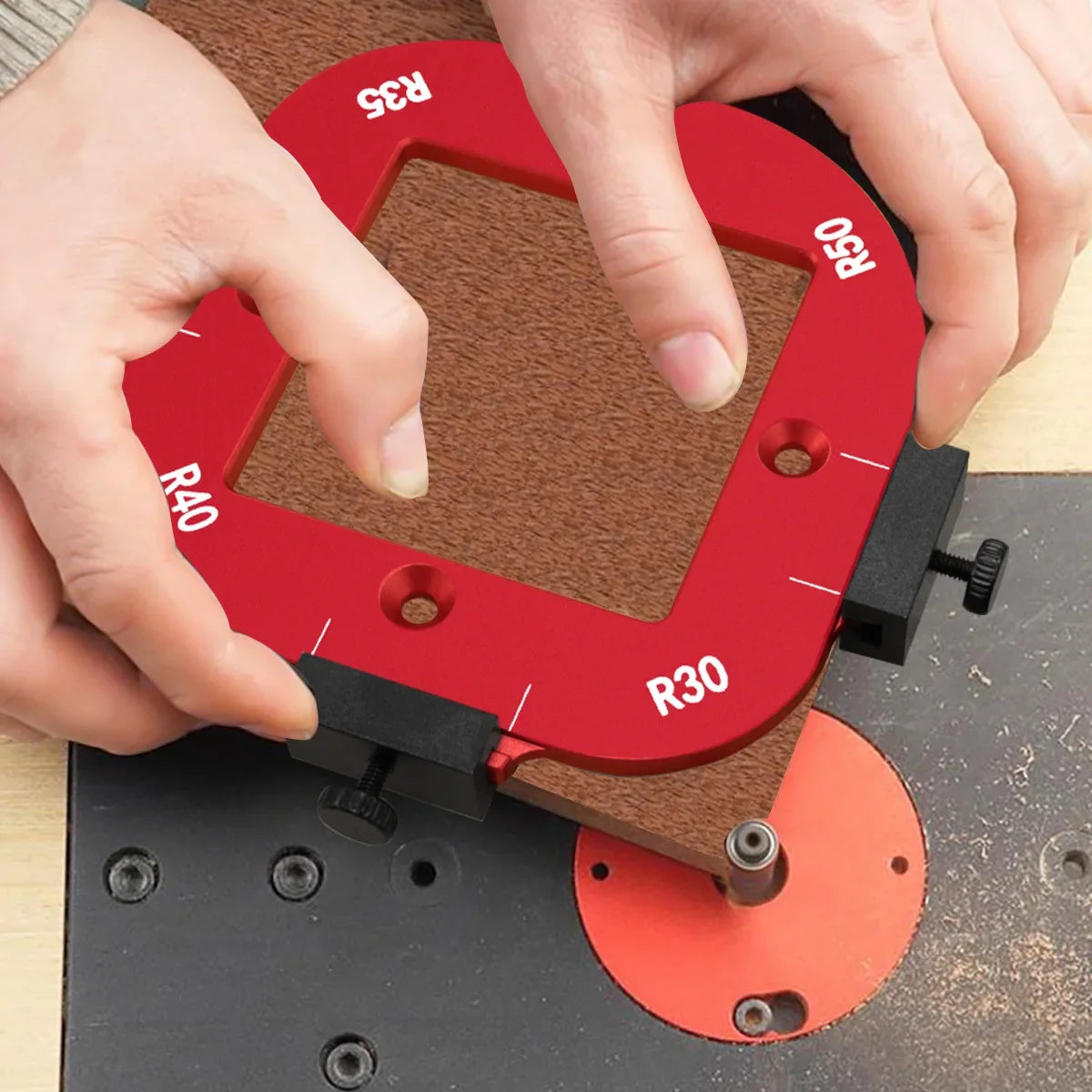 Aluminum Corner Radius Template Set (R10–R50)