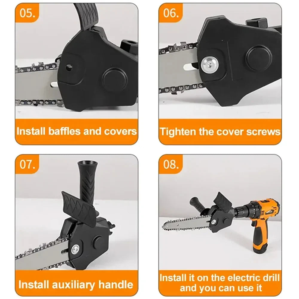 Chainsaw Drill/Screwdriver Attachment