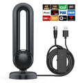 Indoor/Outdoor Digital HDTV Antenna with Signal Booster