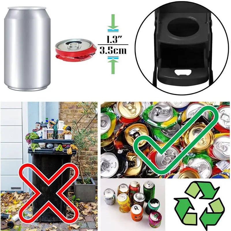 16oz Wall-Mounted Can Crusher