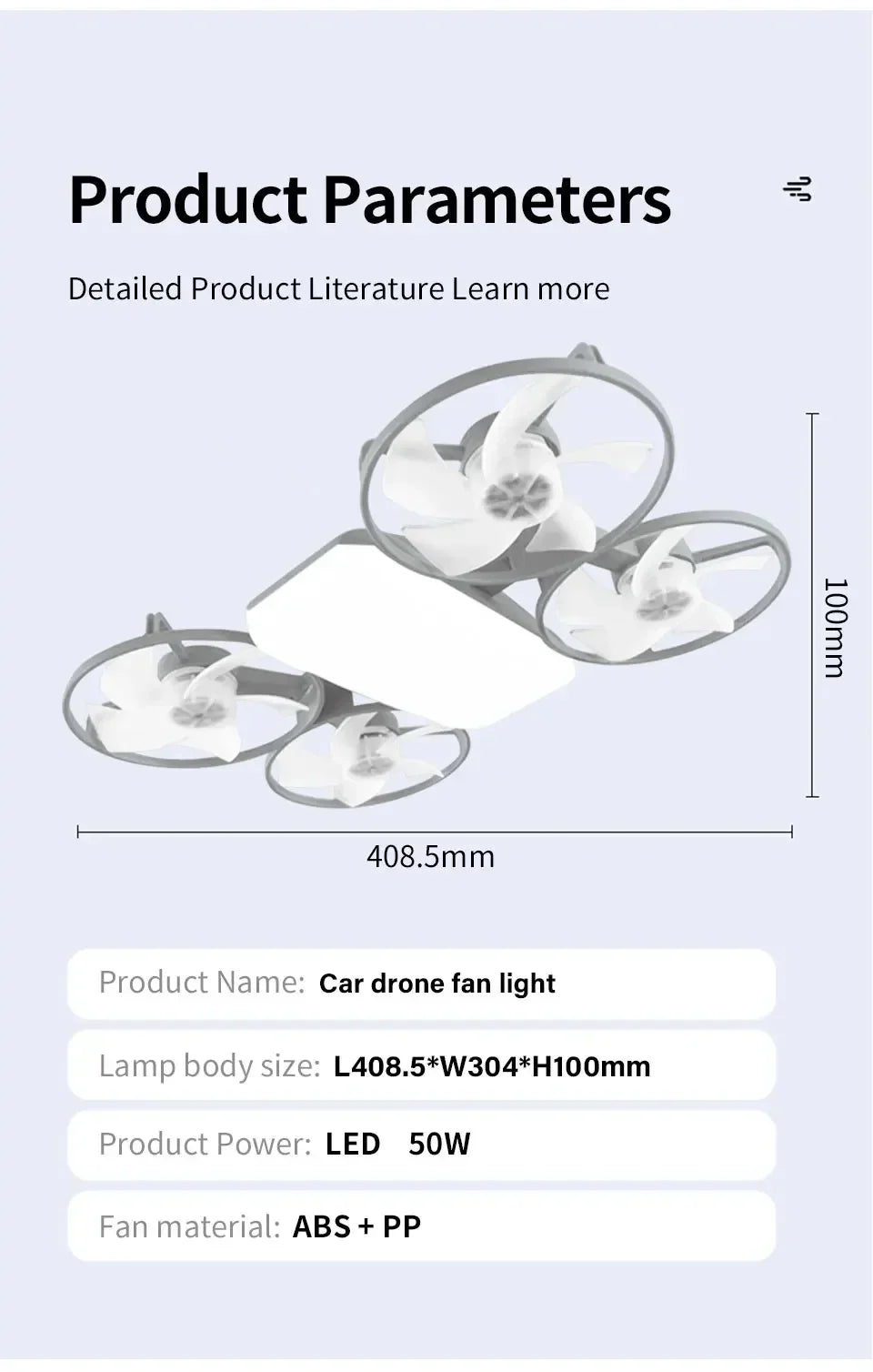 E27 Fan Light