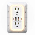 Outlet Extender with USB-C & Night Light