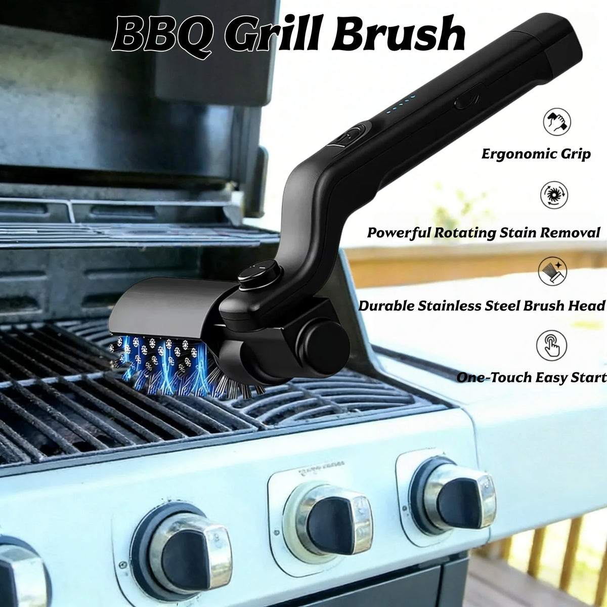 BBQ Electric Grill Brush (IN477)