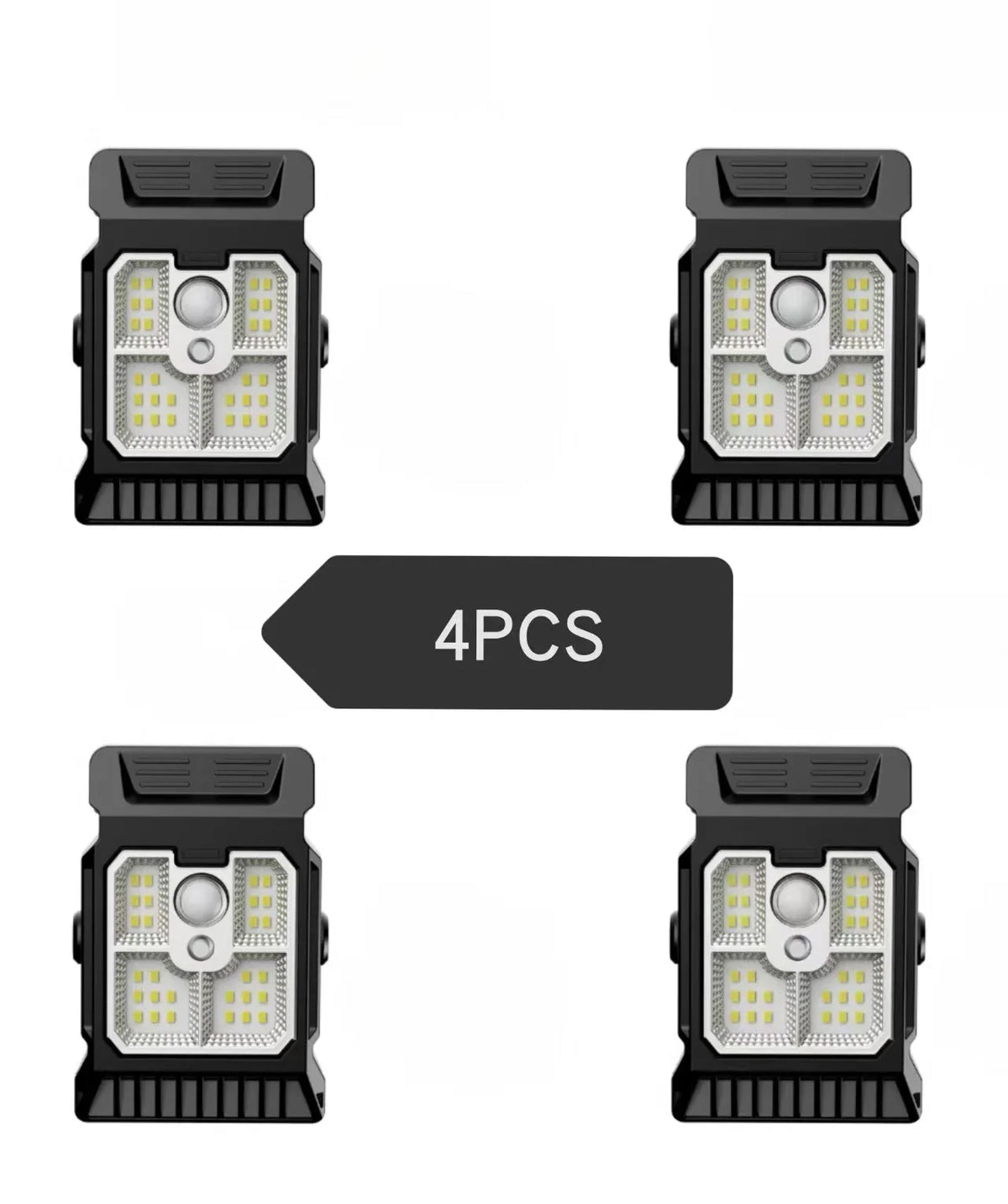 Solar Motion Sensor Clip-On Garden Light