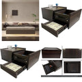 Floating Nightstand with Hidden Storage