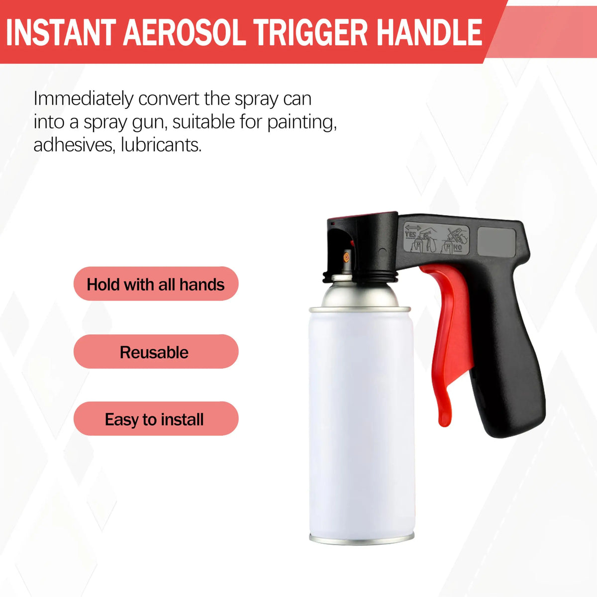 Spray Paint Gun Handle Set (R)