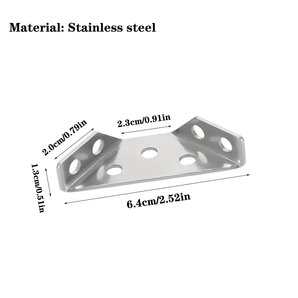 Heavy Duty Angle Brackets (Stainless Steel)