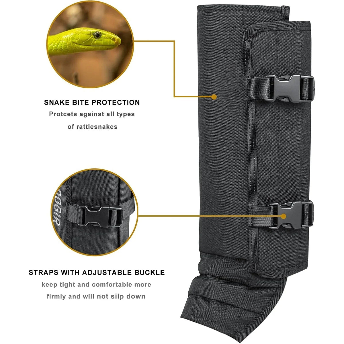 Waterproof Snake Bite Leg Gaiters Max