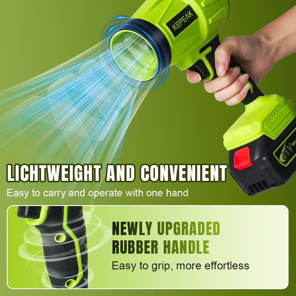 Cordless Turbo Air Blower 21V – High-Speed 180,000 RPM