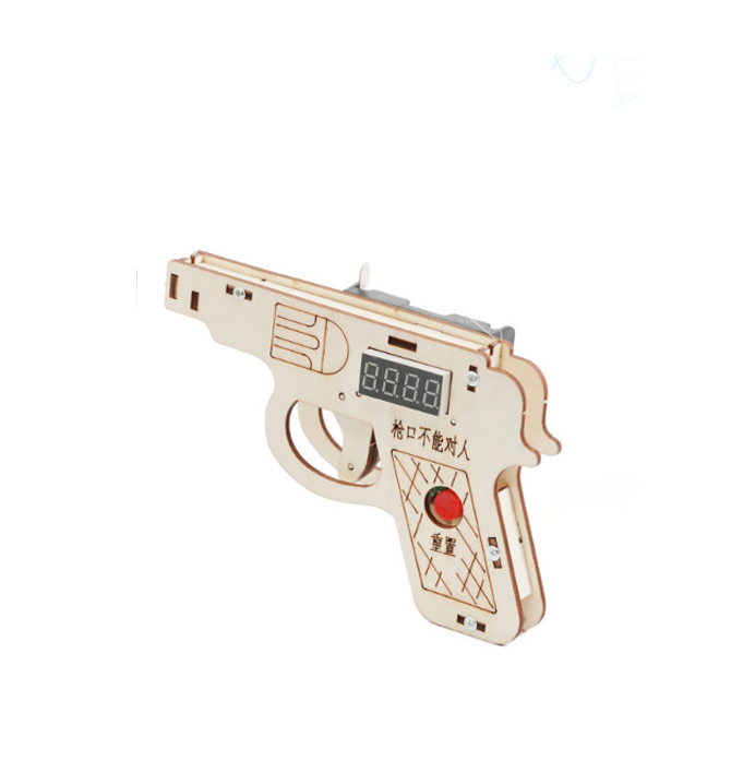 DIY Laser Target Shooting Model Kit – Physics STEM Science Educational Toy for Kids Experimental Learning and Engineering Practice