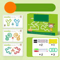 Magic Tracing Workbook Set – Reusable Montessori Practice Copybook for Kids Writing and Drawing Skill Development