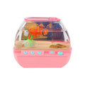 Interactive Music Fish Tank Toy - Cartoon Aquarium Playset with Lights and Sound for Kids Educational Entertainment and Fun
