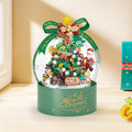 Christmas Tree LED Building Block Set – DIY Mini Brick Holiday Display Toy for Kids, Families and Christmas Decorating Fun