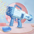 Electric Bubble Gun Toy - 32 Holes Gatling Bubble Machine for Kids Outdoor Play, Fun Party Toy Gift