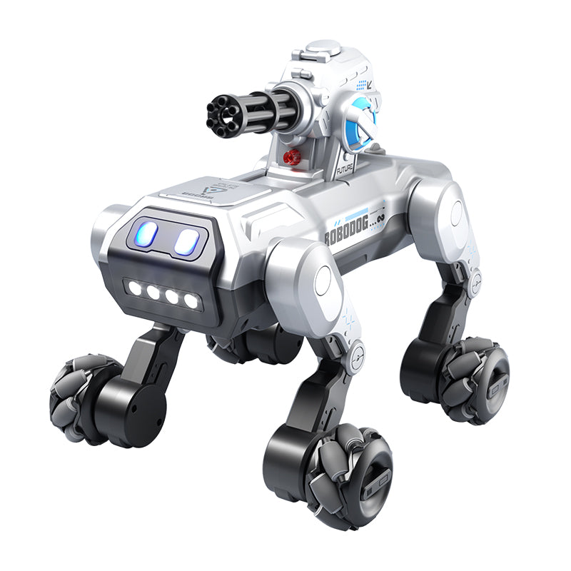 RC Robot Dog Toy - Interactive Electronic Pet with Singing Dancing and Follow Mode, Smart Gift Toy for Kids Entertainment and Learning